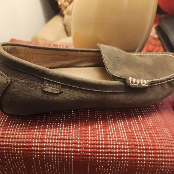 Polo by Ralph Lauren Brown Woodley Driving Loafers Slip-On Elegance Size 9D