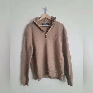 Polo Ralph Lauren Men's 100% Lambswool 1/4 Zip Pullover Size: XL