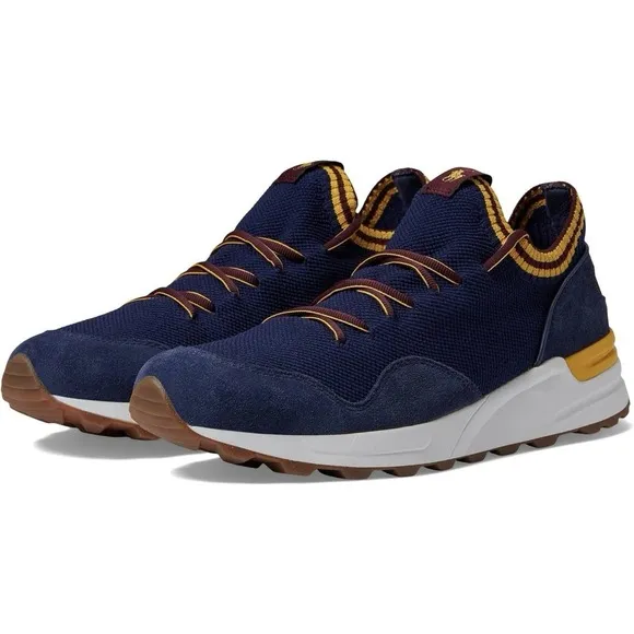 Polo Ralph Lauren Men's 8 Trackster 200 II Knit Sneakers Preppy Shoes Navy New