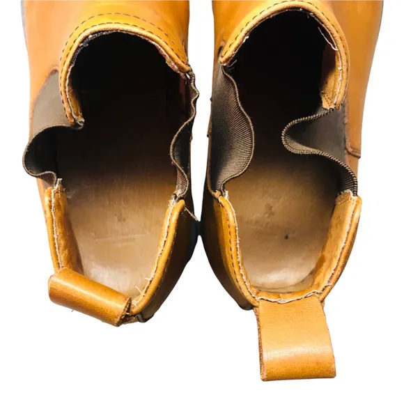 Polo Ralph Lauren Mens Waterbury Chelsea Boots Brown Pull On Ankle 8.5 D