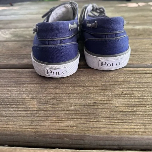 Polo Ralph Lauren Navy Canvas Loafers In A Men’s Size 8.5D