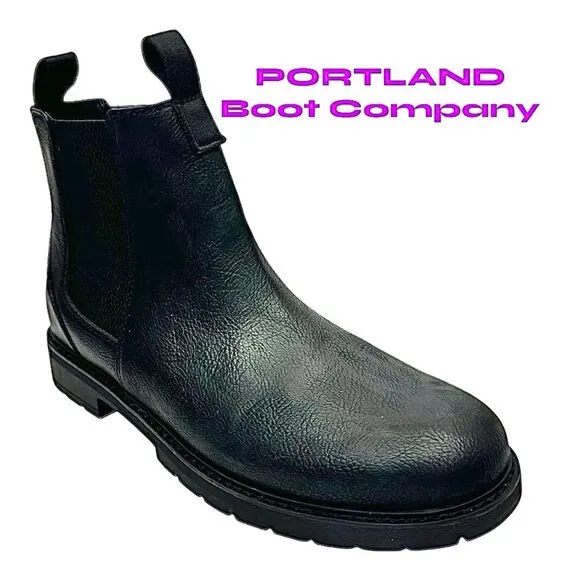 Portland Boot Company Men's Chelsea Casual Boots Size 12 Medium New Man Made