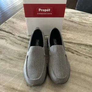 Propet Viasol Men's Loafers, Gray, Men's Size 15W