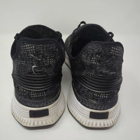 PUMA AVID evoKNIT Mosaic Black Sneakers For Men 11.5