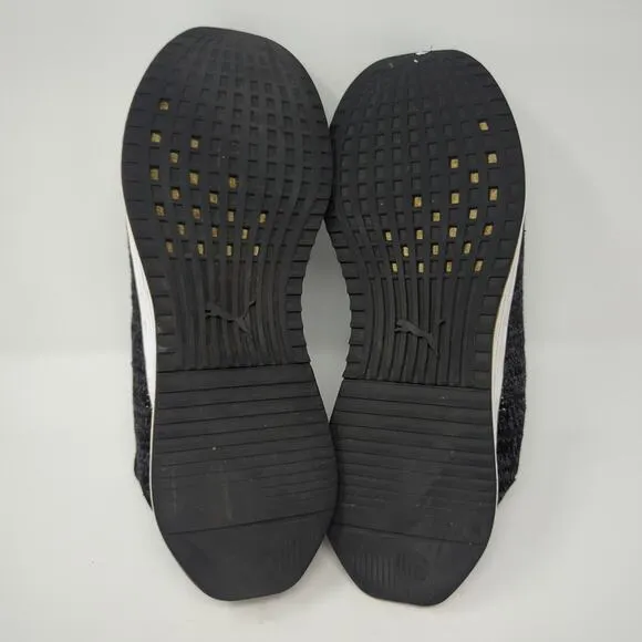 PUMA AVID evoKNIT Mosaic Black Sneakers For Men 11.5