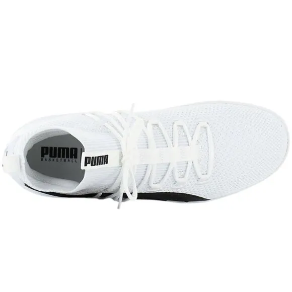 Puma Clyde Court GW Jr Running Shoes Knit sneakers White Black Size 6.5
