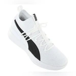 Puma Clyde Court GW Jr Running Shoes Knit sneakers White Black Size 6.5