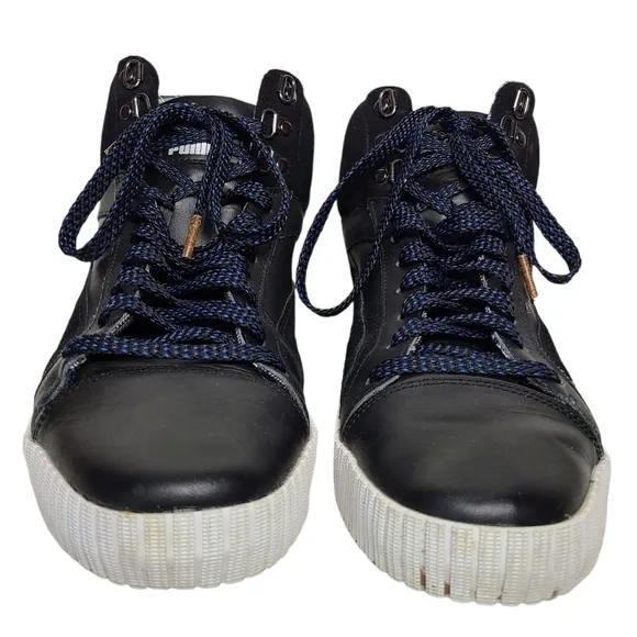 Puma Street Jump Mid Winterized Leather Sneakers 354932-02 Size 10.5