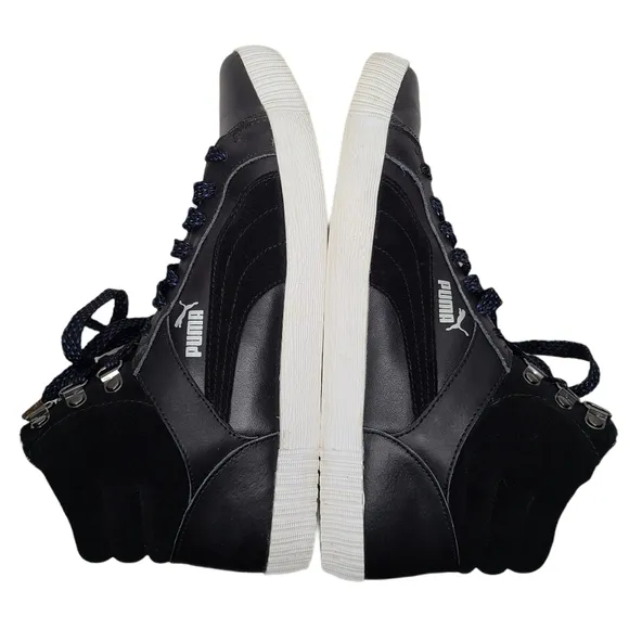 Puma Street Jump Mid Winterized Leather Sneakers 354932-02 Size 10.5