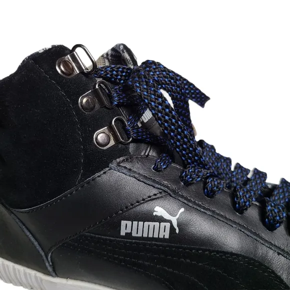 Puma Street Jump Mid Winterized Leather Sneakers 354932-02 Size 10.5