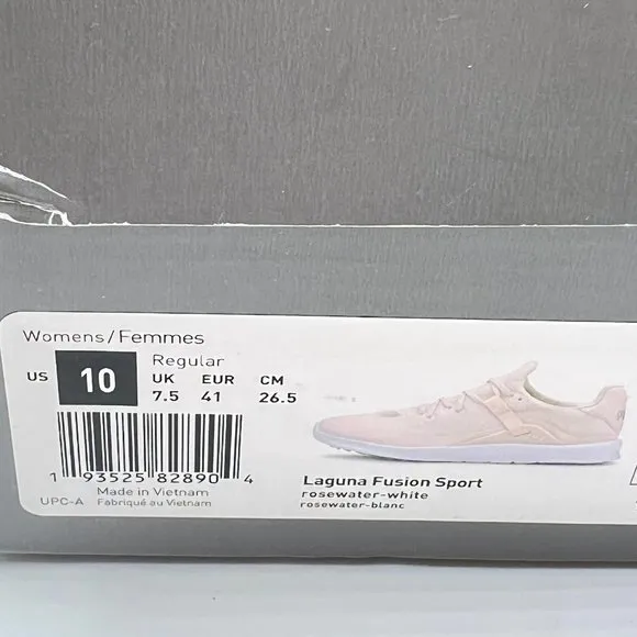 Puma Womens Laguna Fusion Sport Pink White Knit Spikeless Golf Sneakers Shoes 10