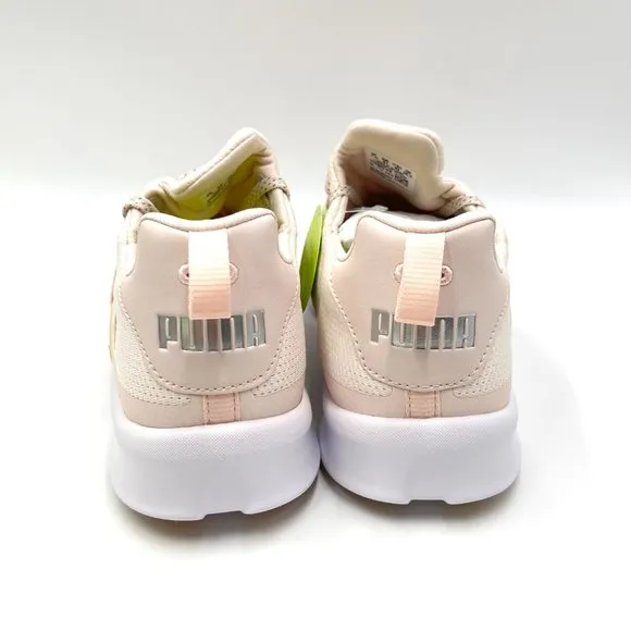 Puma Womens Laguna Fusion Sport Pink White Knit Spikeless Golf Sneakers Shoes 10