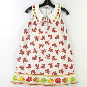 Rachel Antonoff Tanya Dress Size 0 A-Line, Sleeveless Tomato Veggie Print RTR