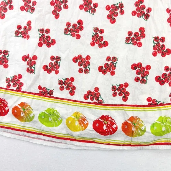 Rachel Antonoff Tanya Dress Size 0 A-Line, Sleeveless Tomato Veggie Print RTR