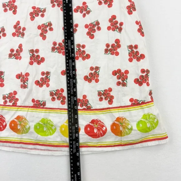 Rachel Antonoff Tanya Dress Size 0 A-Line, Sleeveless Tomato Veggie Print RTR