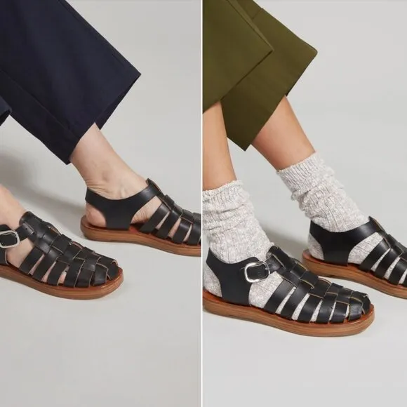 RACHEL COMEY FISHERMAN TUCKER SANDALS