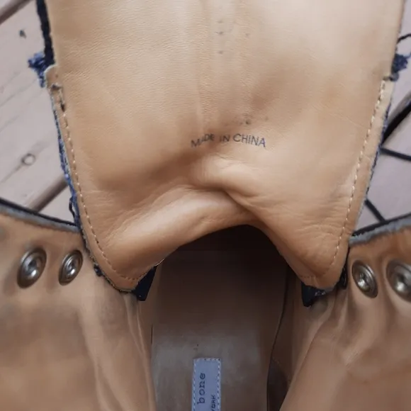 RAG &amp; BONE CHELSEA LACE UP BOOTS