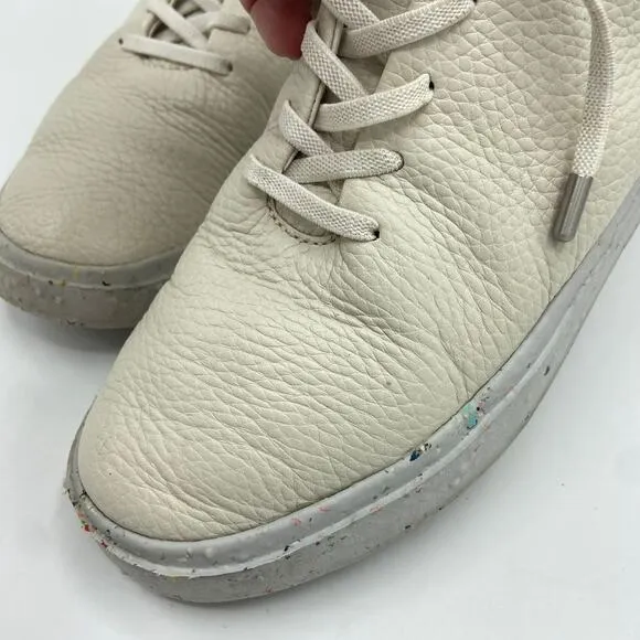 Rag &amp; Bone Leather Revival Low Top Sneakers Size 38 EU‎ 8 US Antique White