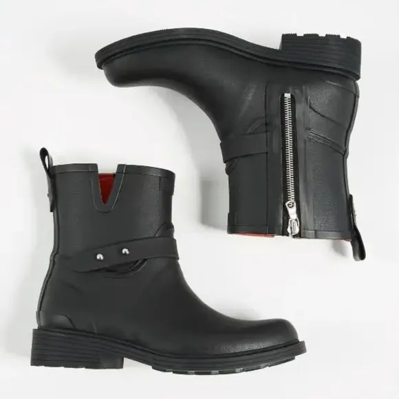 Rag &amp; Bone   Moto Rain Boots