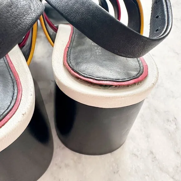 Rag &amp; Bone Reese Block Heel Sandals in Color Multi