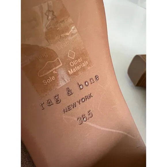rag &amp; bone Rover Chelsea beige suede Boots (Women) size 36.5