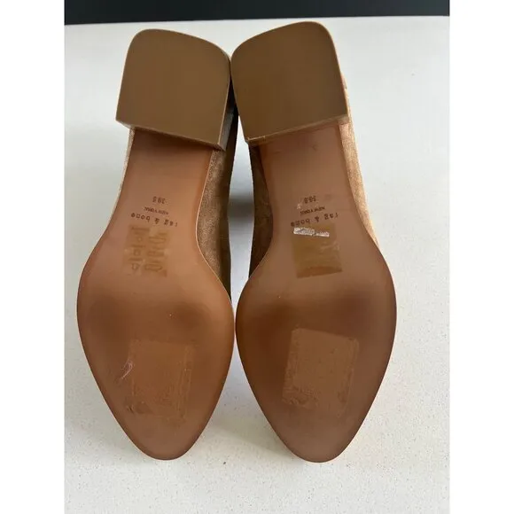 rag &amp; bone Rover Chelsea beige suede Boots (Women) size 36.5