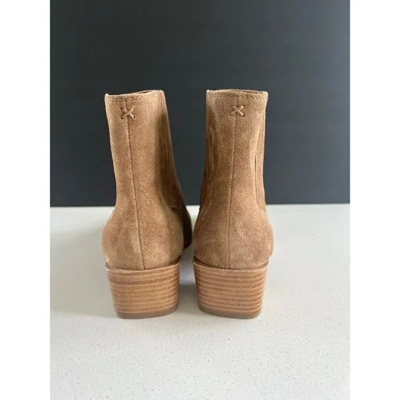 rag &amp; bone Rover Chelsea beige suede Boots (Women) size 37.5