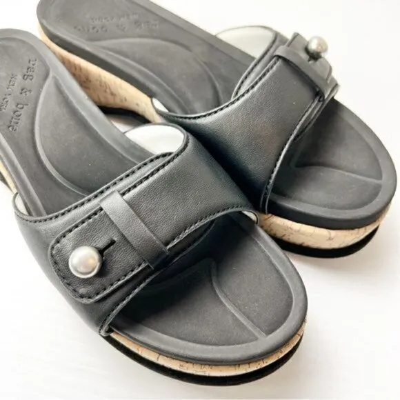 Rag &amp; Bone Women's Black Ragbone Sommer Wedge Sandal size 8