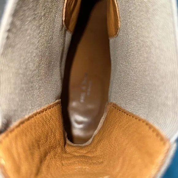 Rag &amp; Bone Shiloh Mid Chelsea Suede Taupe Boots - 39.5