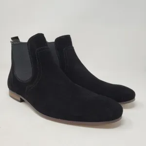 Rail Black Suede Chelsea Boots