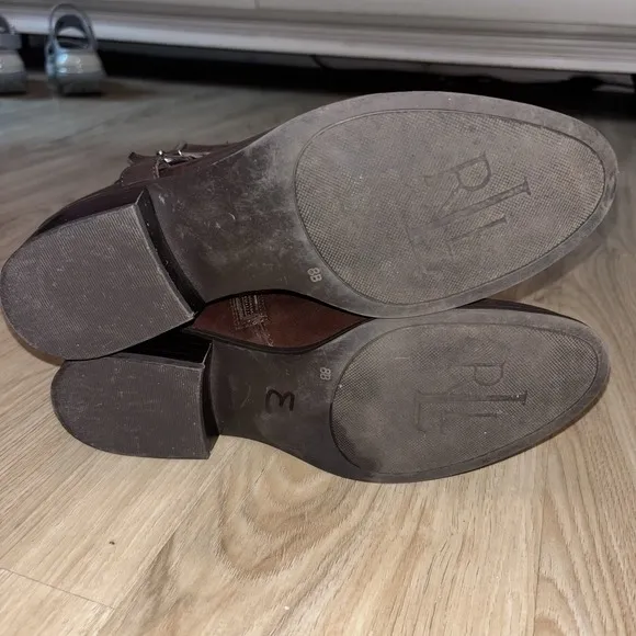 Ralph Lauren Margo Brown Leather Chelsea Boots Size 8B