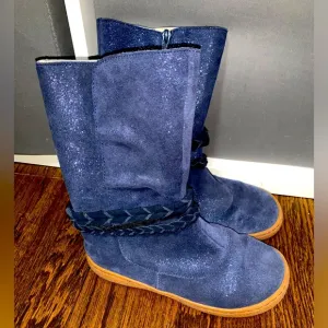 Rare Find! Livie &amp; Luca Sparkle Leather Boots 3