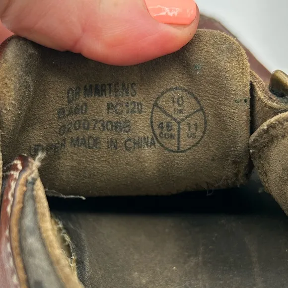 RARE Vintage Dr Doc Martens  Sandals Mens 11 Brown Leather Fisherman Chunky 8A60