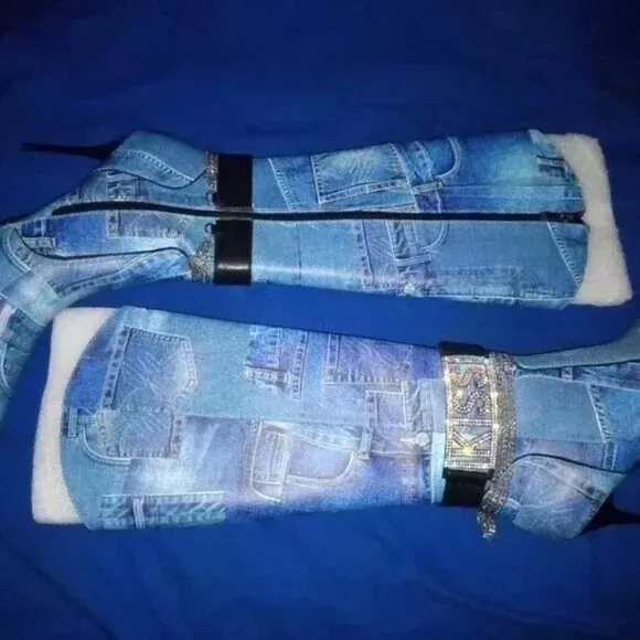 READY FOR THE RODEO Size:11 Knee High Boots Brand New / Fast Shipping