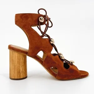 Rebecca Minkoff‎ Adiv Boho Lace Up Sandals with Heels Size 8.5