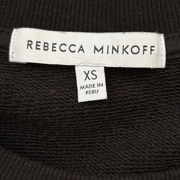 Rebecca Minkoff Mina Elbow Puff Sleeve French Terry Dress Size XSmall