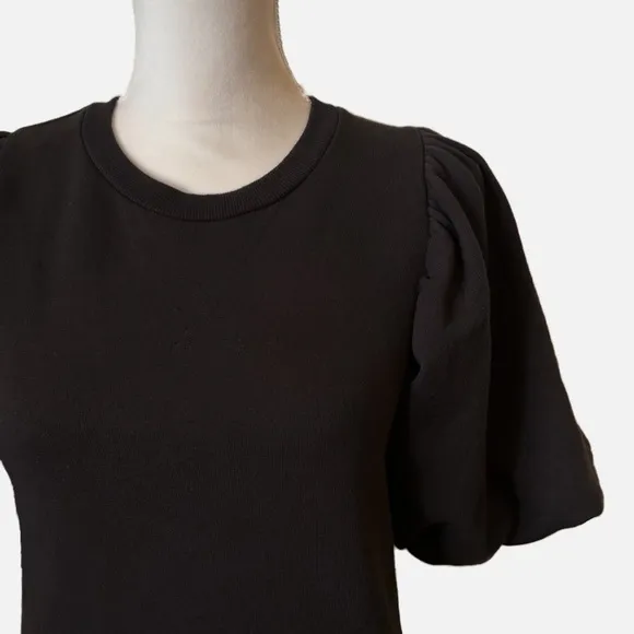 Rebecca Minkoff Mina Elbow Puff Sleeve French Terry Dress Size XSmall