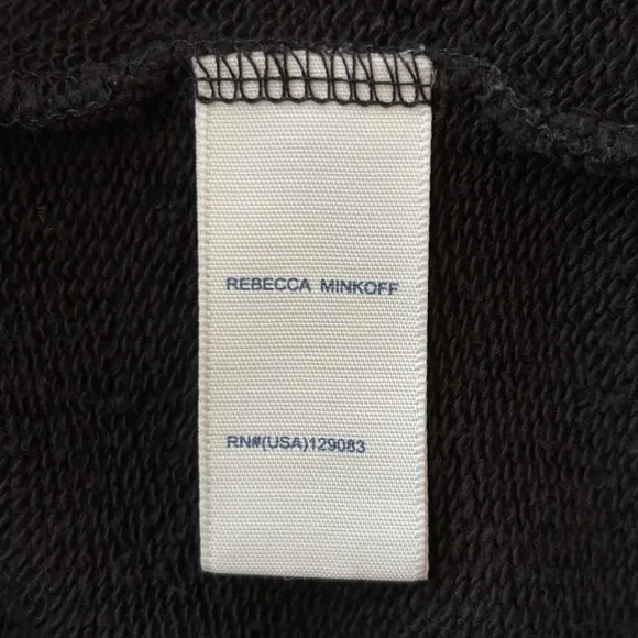 Rebecca Minkoff Mina Elbow Puff Sleeve French Terry Dress Size XSmall