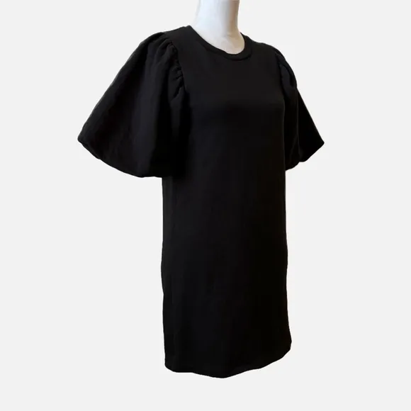 Rebecca Minkoff Mina Elbow Puff Sleeve French Terry Dress Size XSmall