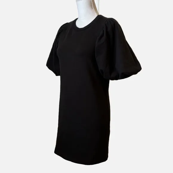 Rebecca Minkoff Mina Elbow Puff Sleeve French Terry Dress Size XSmall