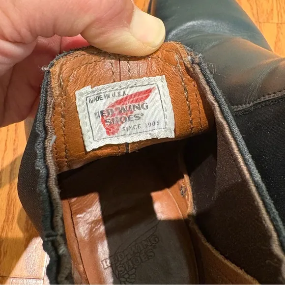 Red Wing 9438 Chelsea Williston Boots Men's 8 Black