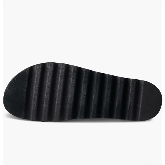Reef Black Slip-On Loafers with Adjustable Strap
