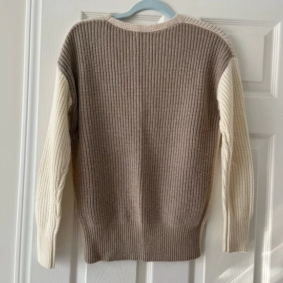 Reiss Audrey Jumper - Neutral Colorblock