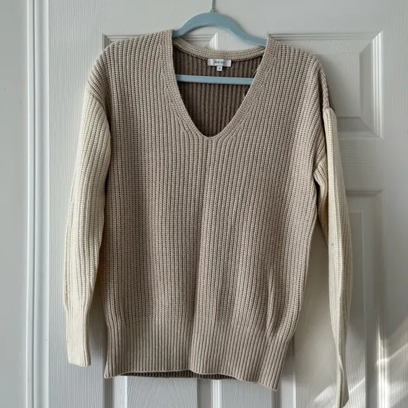 Reiss Audrey Jumper - Neutral Colorblock