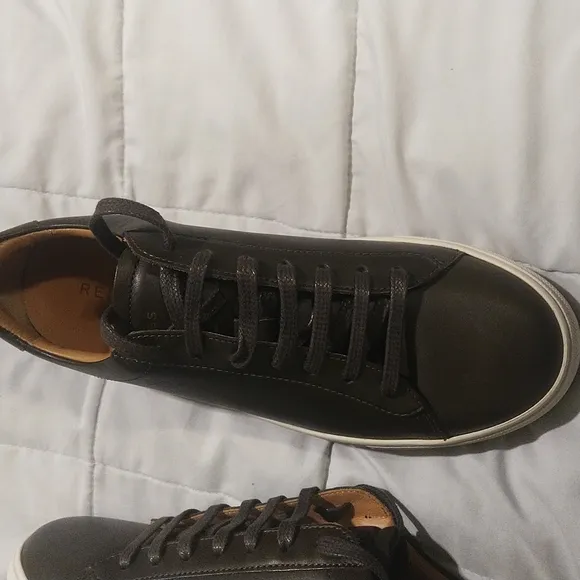 Reiss FINLEY lace up calf sneakers