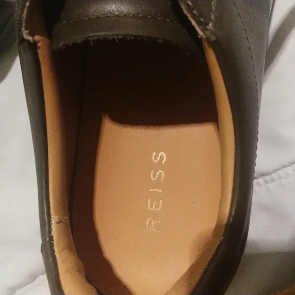 Reiss FINLEY lace up calf sneakers