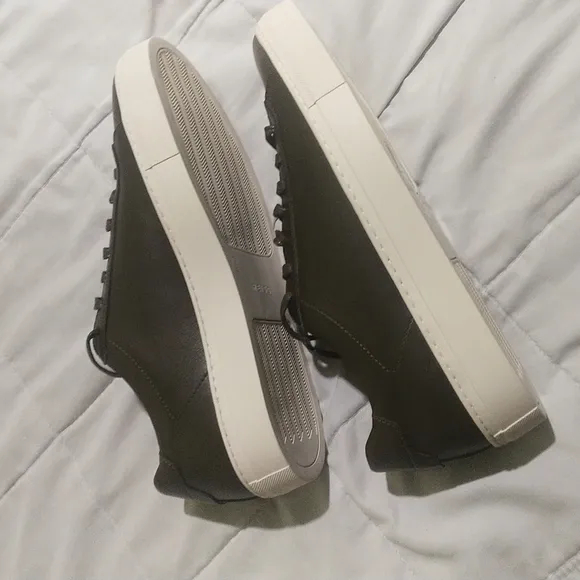 Reiss FINLEY lace up calf sneakers