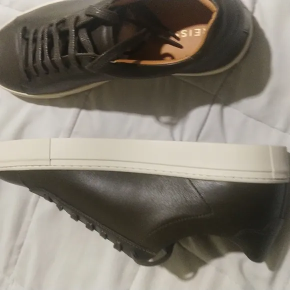 Reiss FINLEY lace up calf sneakers