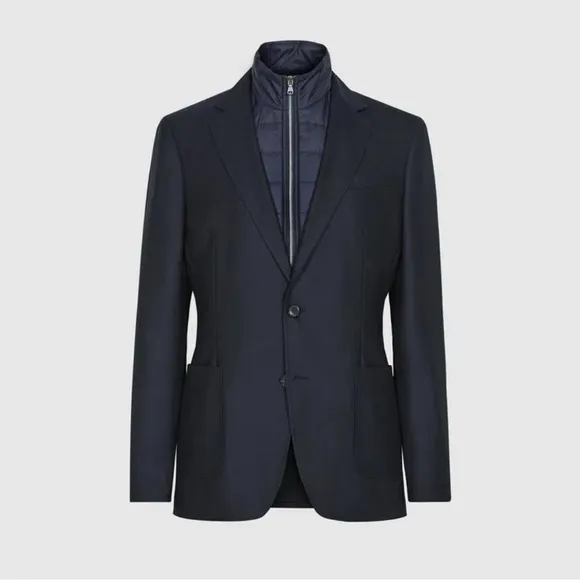 REISS Oliver Blazer with Removable Insert Size 38