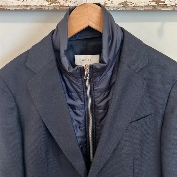 REISS Oliver Blazer with Removable Insert Size 38